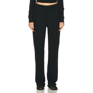 ÉTERNE Thermal Lounge Pants - 26 - Black